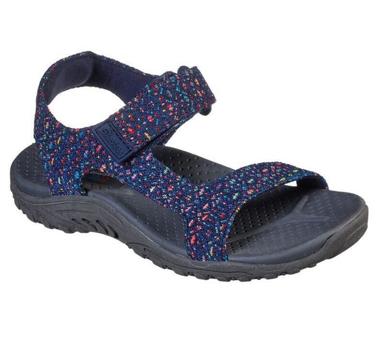 Skechers Reggae - Kicker - Womens Sandals Navy [AU-DF1813]